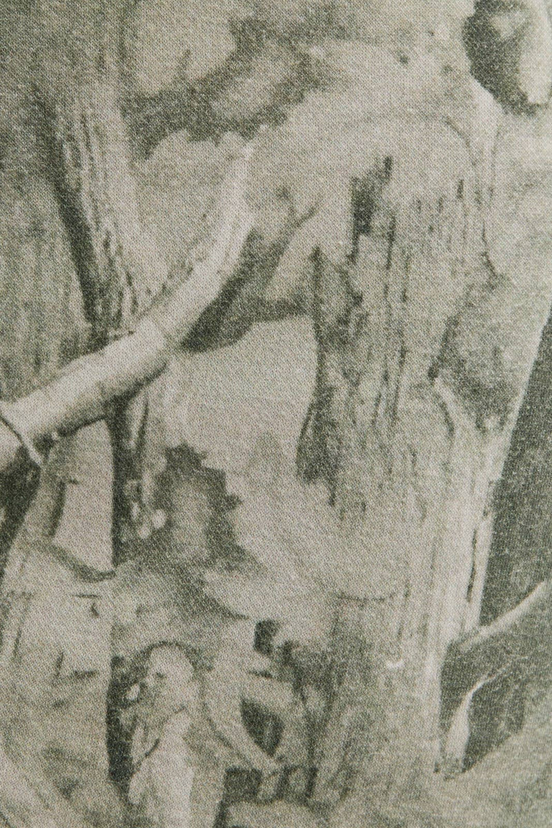 Tree Camo Printed Mini Skirt