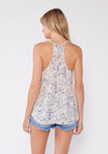 V-Neck Racer Back Tank w/ Ties