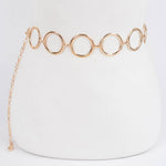 Multi-Round Chain Belt: Gold