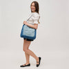 Maisie Quilted Denim Hobo