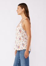 Floral Racerback Tank Top