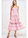 Eyelet Lace Tube Dress