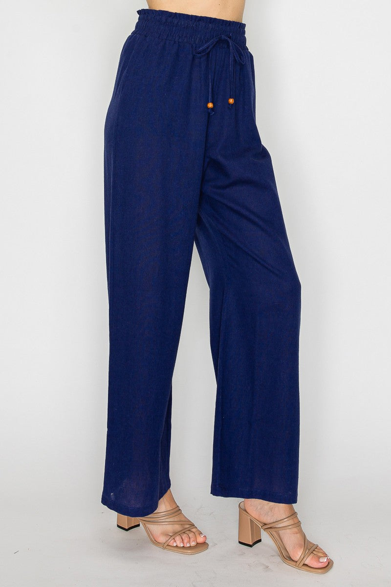 Linen Wide Leg Pants