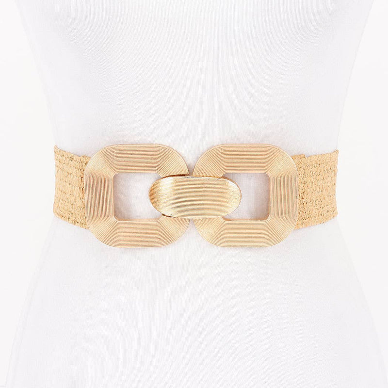 Metal Buckle Elastic Belt