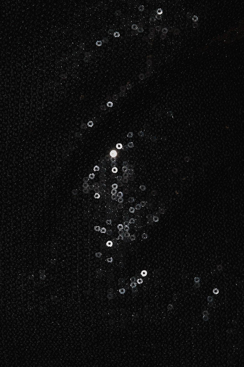 Spaghetti Strap Drop Waisted Sequin Mini Dress