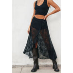 Playing Hard Ruffled Lace Skirt