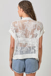 Embroidered Hand Knitting Cardigan