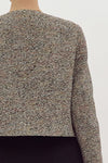 Tweed Open Front Jacket