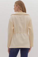 Collared Double Zipper Jacket