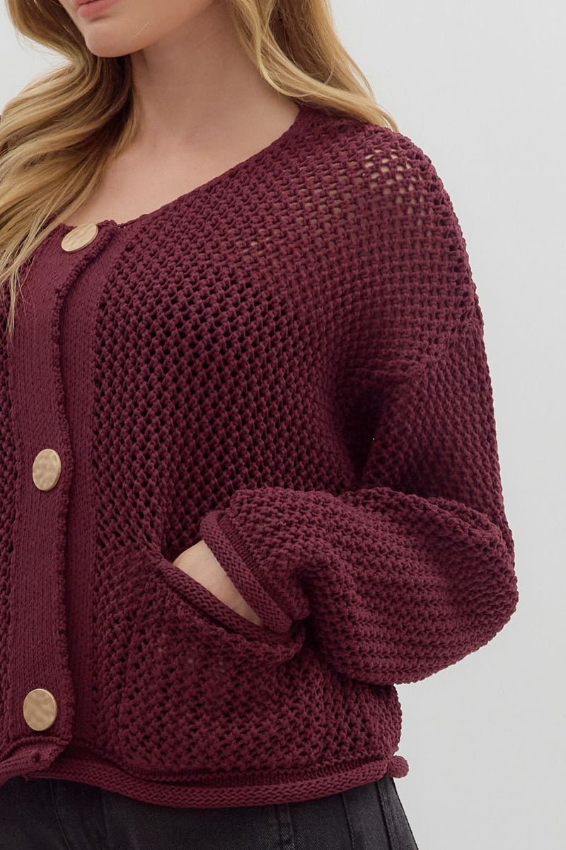 Sweater Knit Cardigan