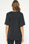 V-Neck Short Sleeve Top