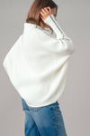 Star Knit Oversized Sweater Top