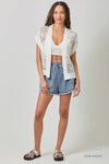 Embroidered Hand Knitting Cardigan