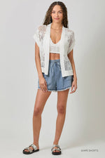 Embroidered Hand Knitting Cardigan