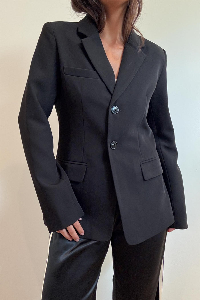 Fitted Waist Blazer Jacket