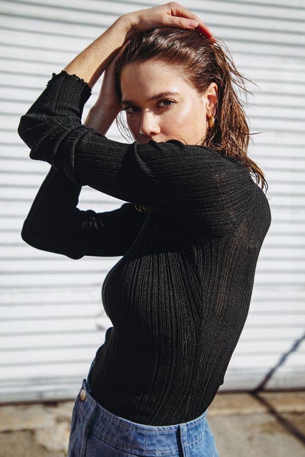 Lightweight Sweater Knit Top