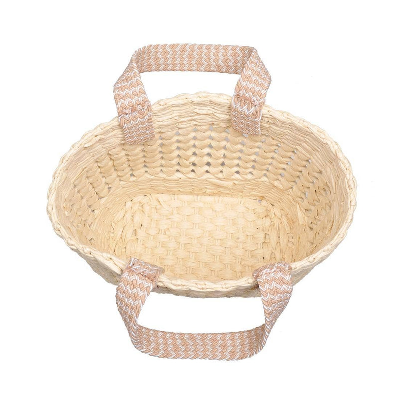 June Woven Knot Straw Tote