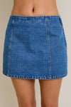 Low Waist Denim Skirt