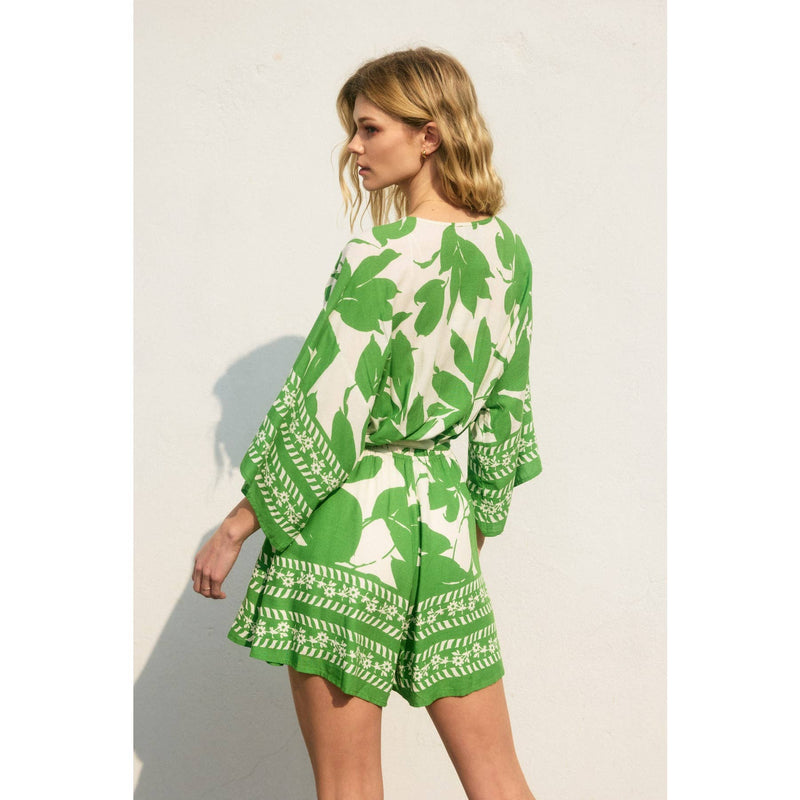 Bali Summer Kimono Sleeve Romper