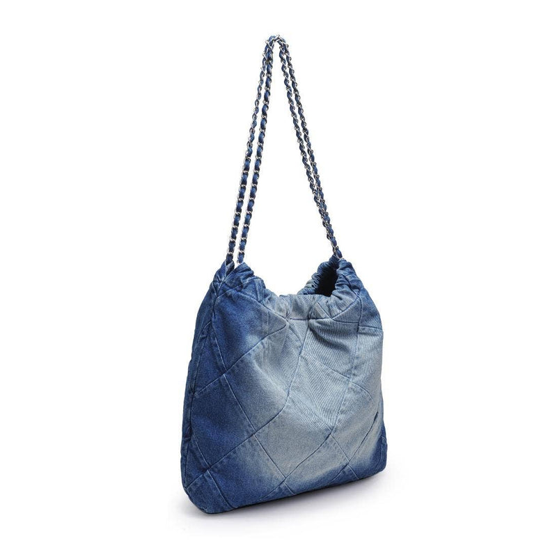 Maisie Quilted Denim Hobo