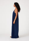 V-Neck Cocoon Maxi Dress