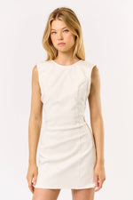 Open Back Shift Mini Dress