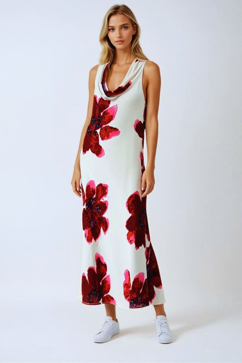 Flowy Floral Maxi Dress