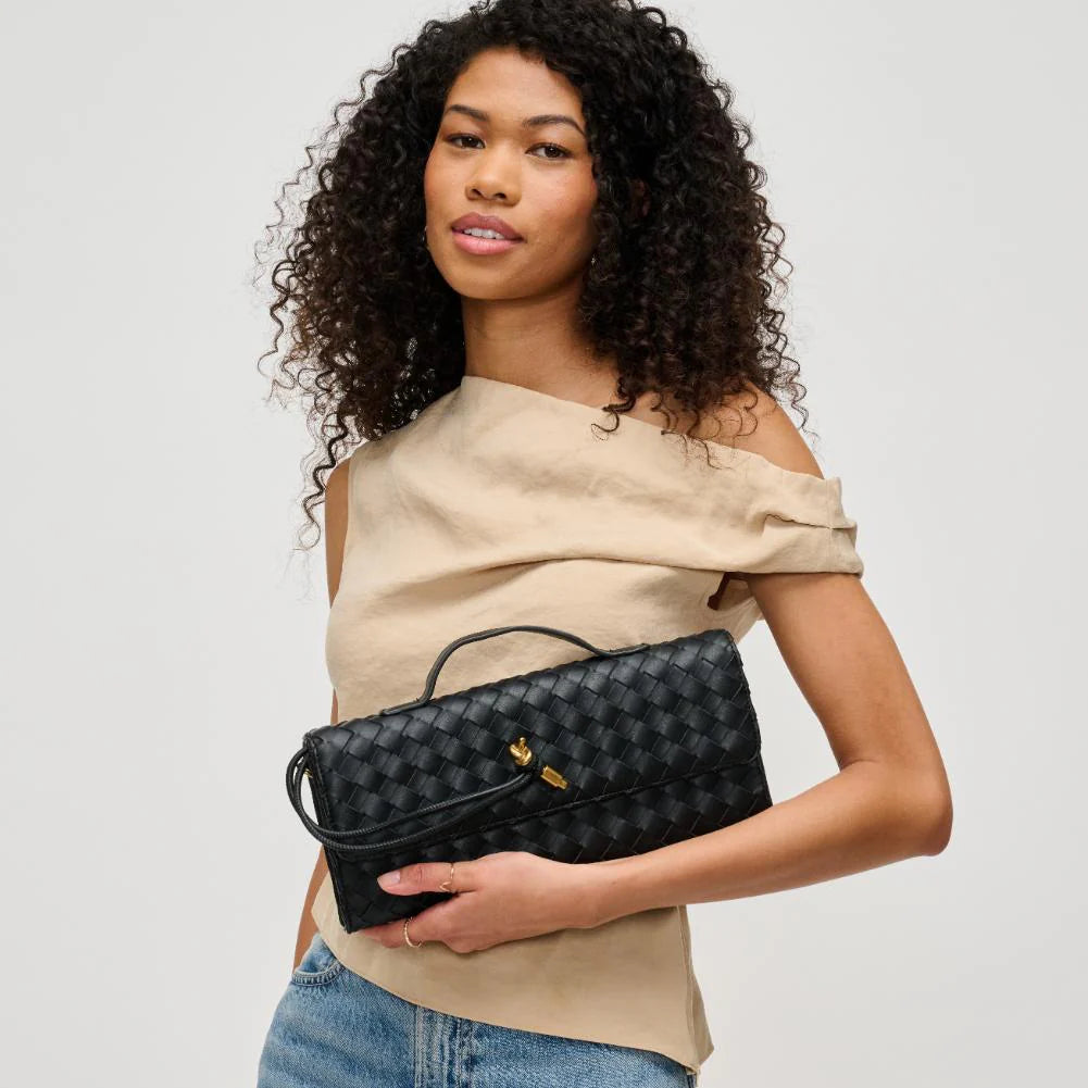 Ada Woven Clutch