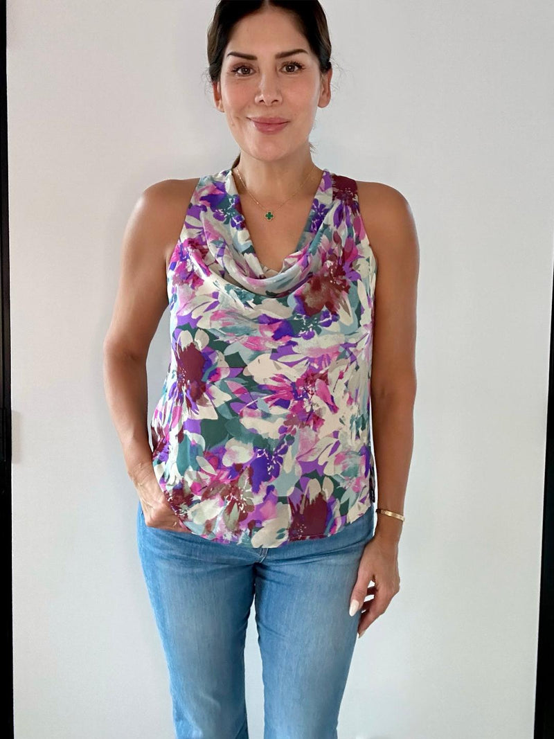 Cowl Shell Top - Cassandra