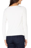 Liverpool Long Sleeve Boat Neck Knit Top