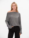 The Anywhere Lurex Off the Shoulder Top