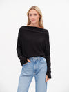 The Anywhere Lurex Off the Shoulder Top