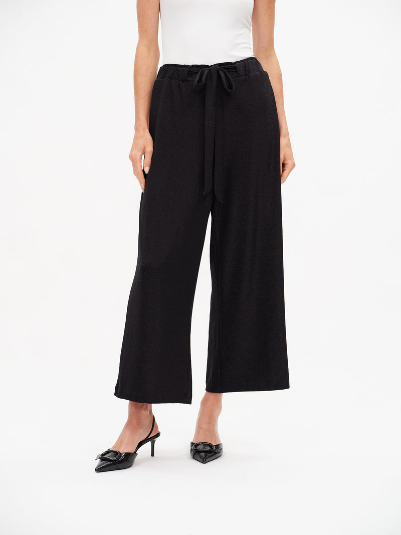 The Anywhere Lurex Tie Front Pant