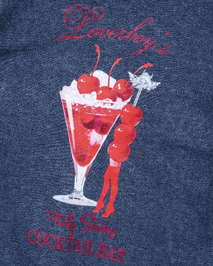 Boys Lie LOVERBOY Flirty Shirley Racer Hoodie