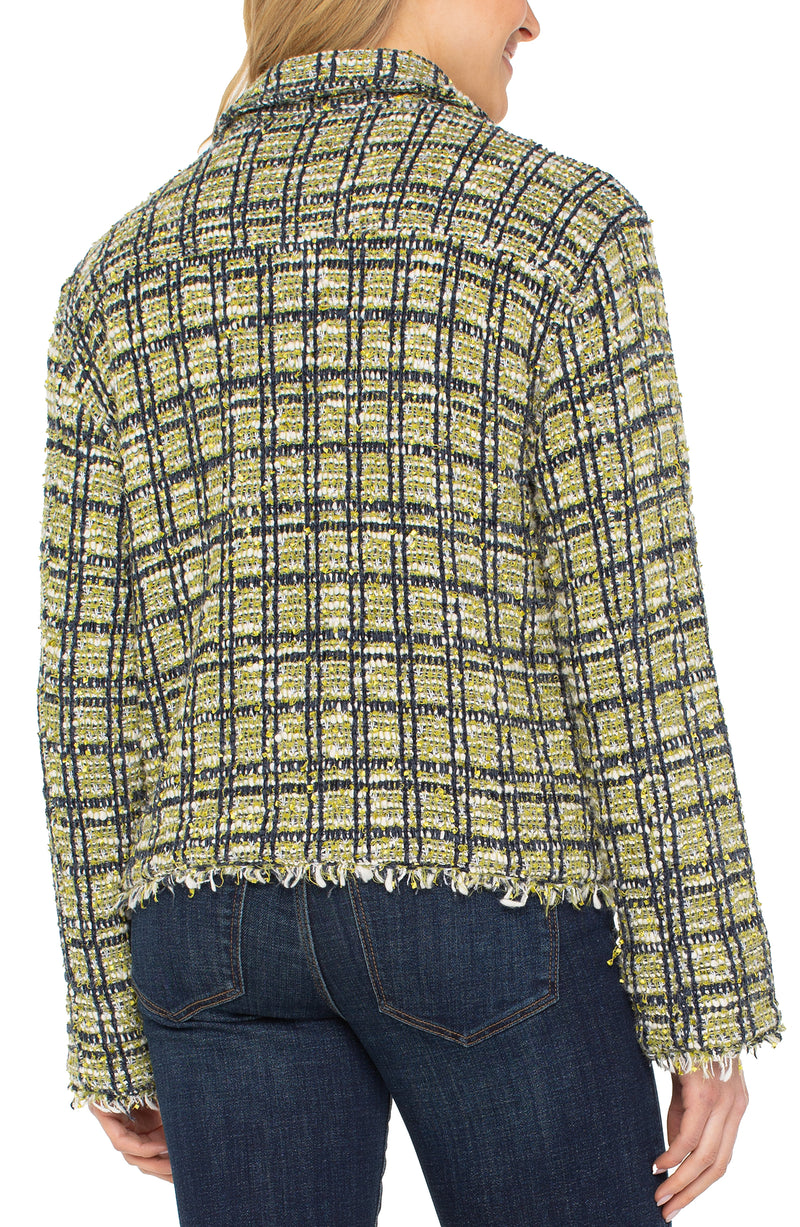 Liverpool Cargo Shacket w/Fray