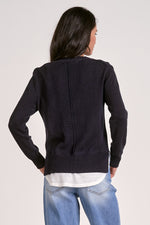 Elan Sweater V-Neck Layered Top