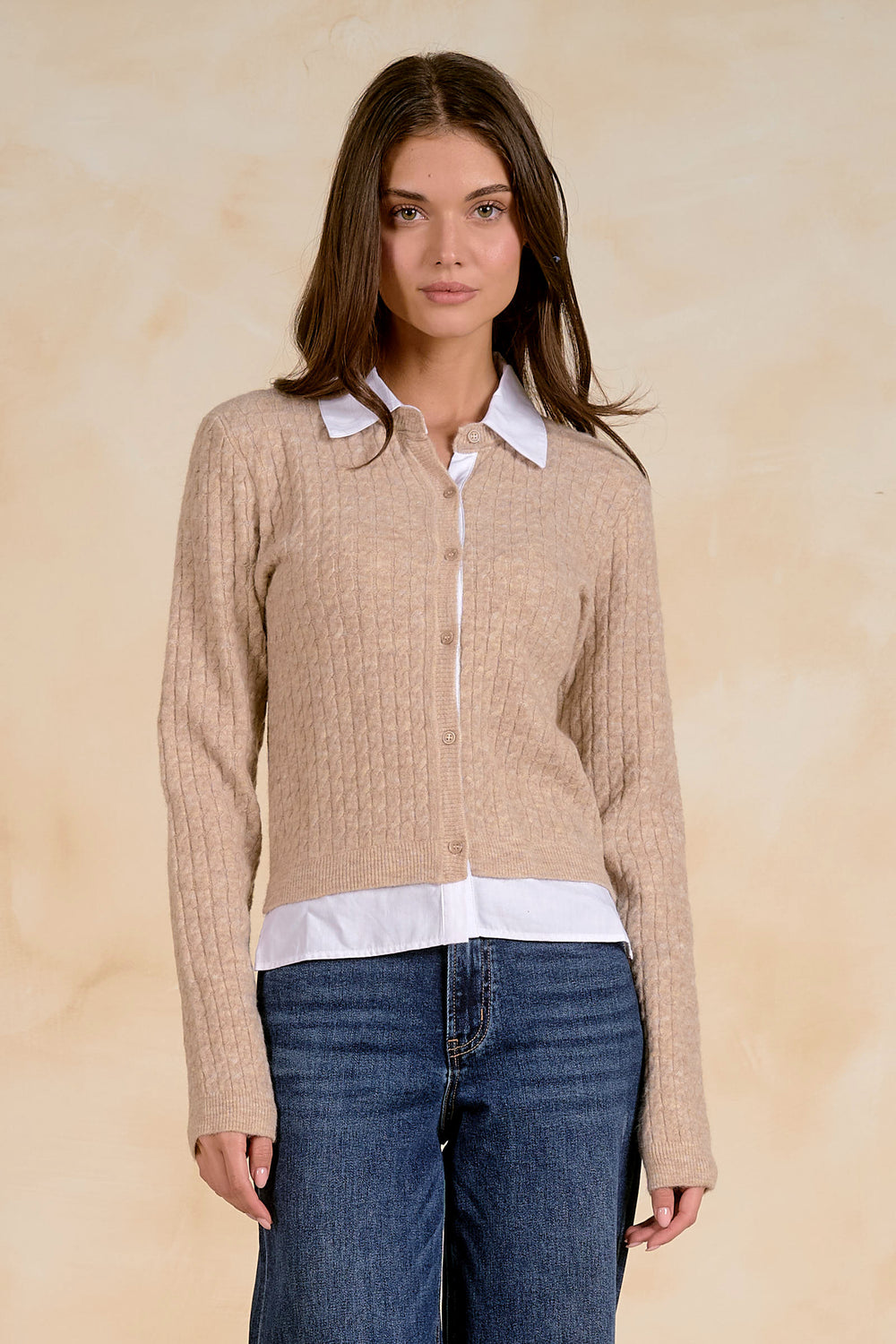 Tan/White
