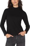 Mock Neck Knit Top