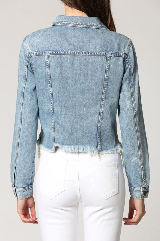 Hidden Classic Cropped Fitted Jacket