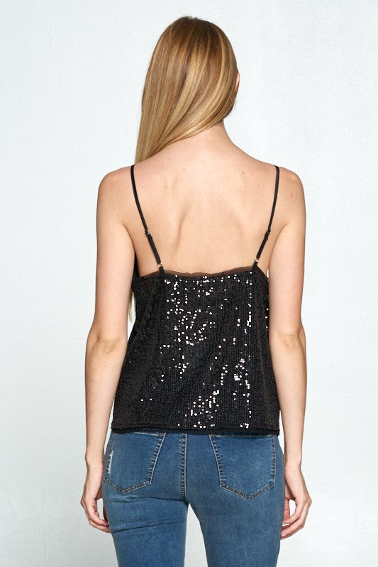 My Sequin Cami Top