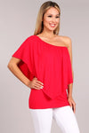 Women's Layered Top - Red
