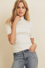 Ribbed Top - Ivory