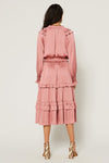 Midi Dress w/ Ruffle Detail