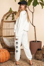 Jet Legged Sweatshirt - Off White