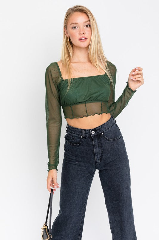 Ruched Merrow Top