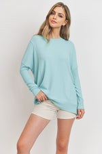 Round Neck Side Open Top