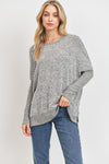 Round Neck Side Open Top
