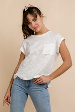 Roll Up Sleeve Comfy Top