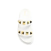 White Flat Sandal