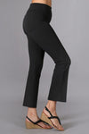 Cropped Capri Pants w/ Bell Flare